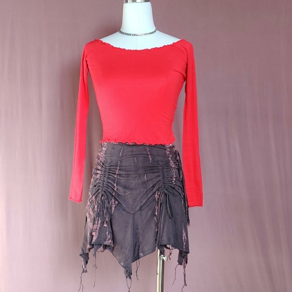 Spicy Red Off-Shoulder Top